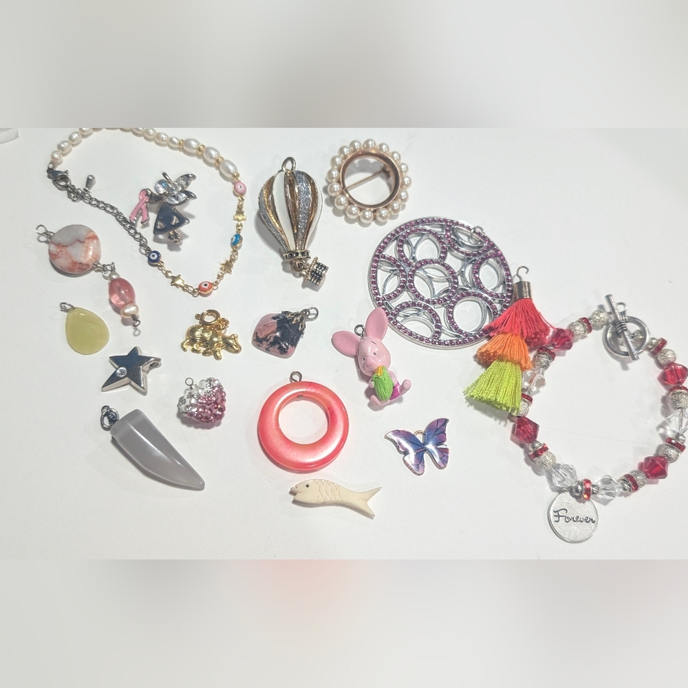 Jewelry Bundle Of Charms, Pendants, And More!